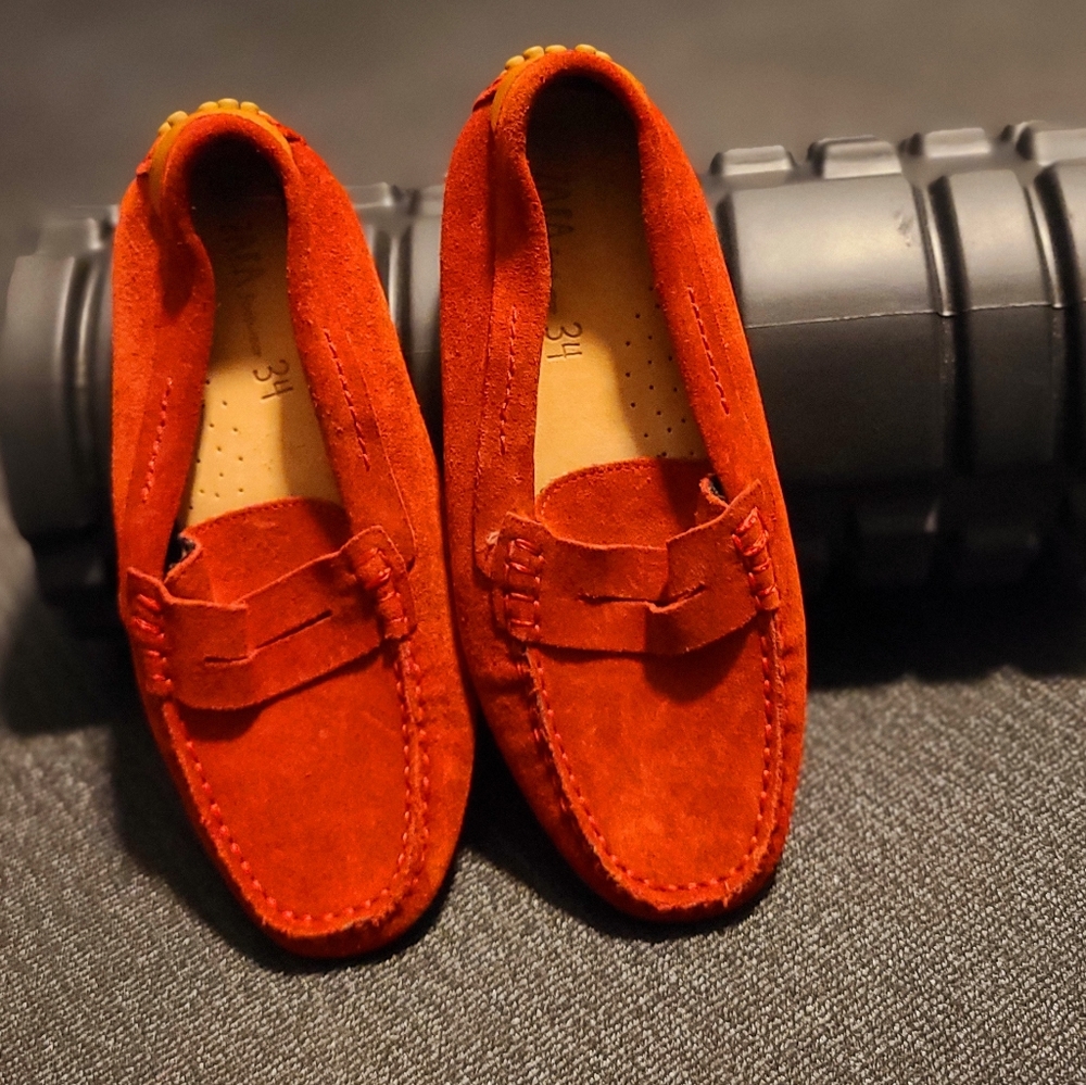 Zara Suede Loafers